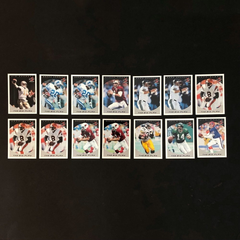 1997 Score Steve Young #315 Football The Big Play NFL Cards Lot of 14 Great